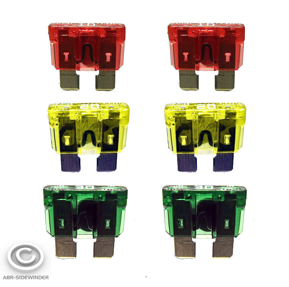 STANDARD AUTOMOTIVE FUSE SET 2X10A 2X20A 2X30A